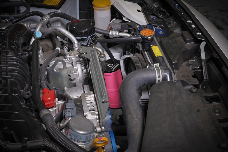 Subaru WRX Coolant Overflow Tank - Perrin Performance - Perrin Performance - Hyper Pink - `02-`25